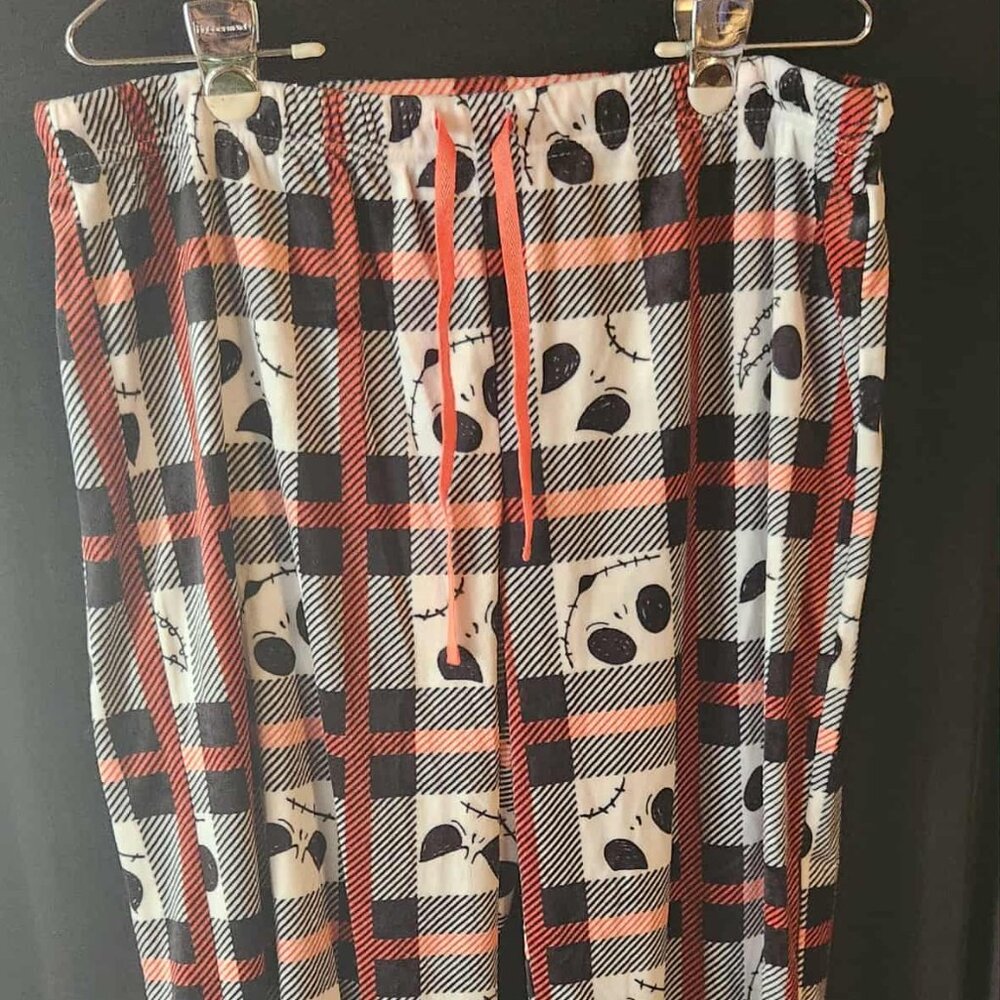 Nightmare Before Christmas Plaid Pajama Pants Women's Large